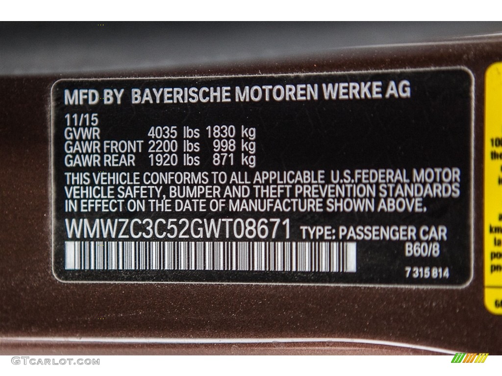 2016 Mini Countryman Cooper S Color Code Photos