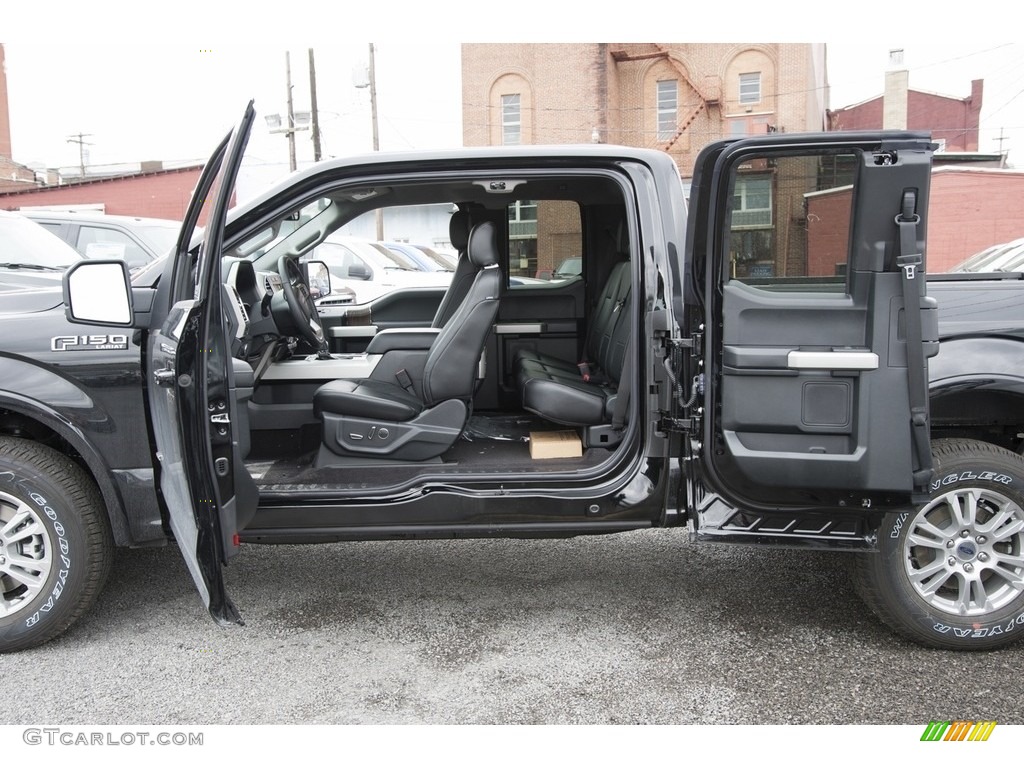 2016 F150 Lariat SuperCab 4x4 - Shadow Black / Black photo #11