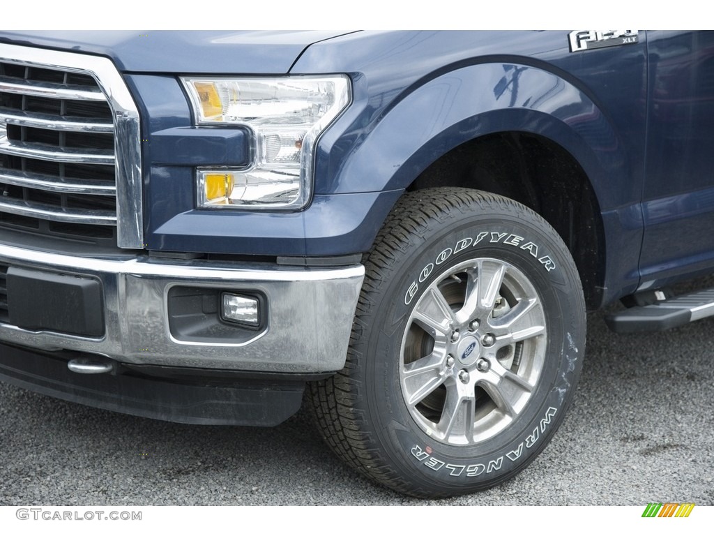 2016 F150 XLT SuperCab 4x4 - Blue Jeans / Medium Earth Gray photo #2