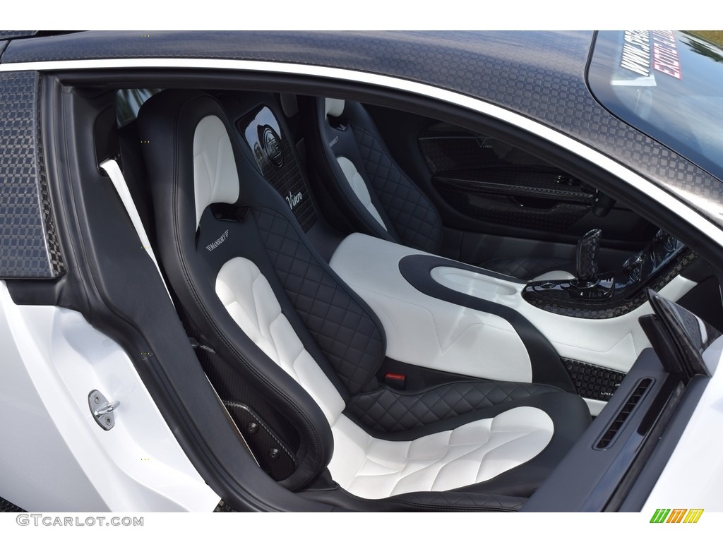 White Interior 2008 Bugatti Veyron 16.4 Mansory Linea Vivere Photo #111819074