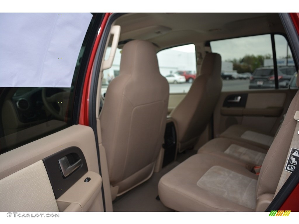2003 Expedition XLT 4x4 - Laser Red Tinted Metallic / Flint Grey photo #11