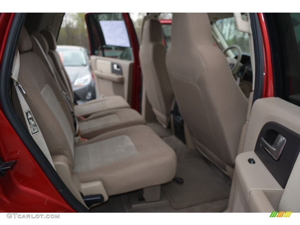 2003 Expedition XLT 4x4 - Laser Red Tinted Metallic / Flint Grey photo #13
