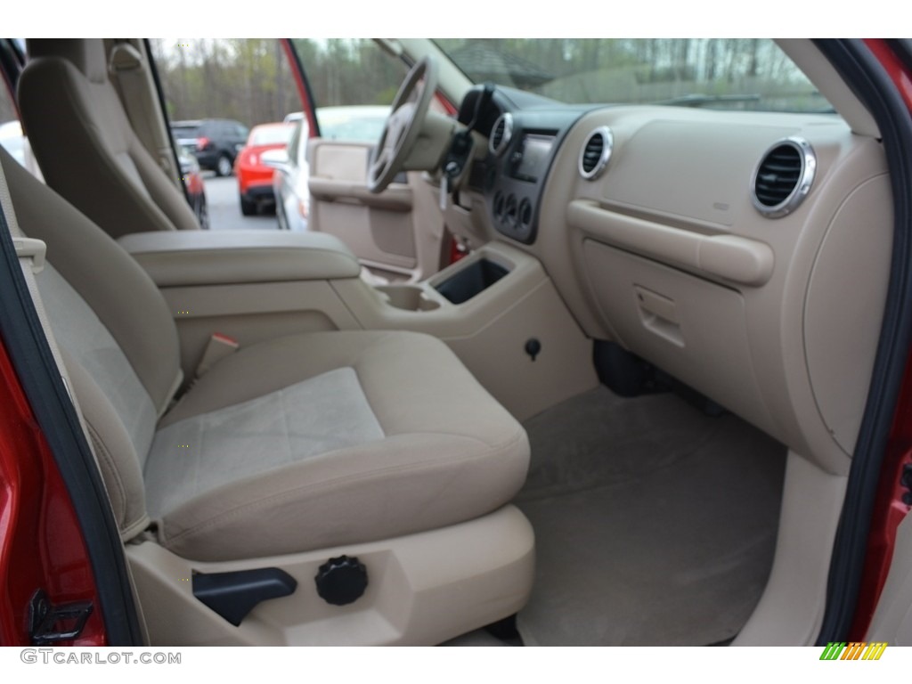 2003 Expedition XLT 4x4 - Laser Red Tinted Metallic / Flint Grey photo #15