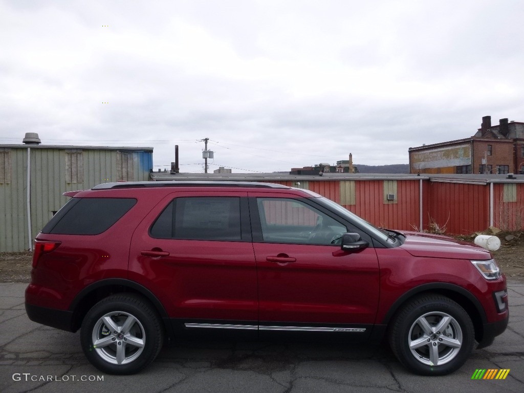 Ruby Red Metallic Tri-Coat Ford Explorer