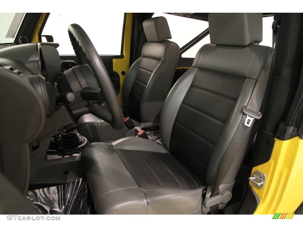 2008 Wrangler X 4x4 - Detonator Yellow / Dark Slate Gray/Medium Slate Gray photo #5