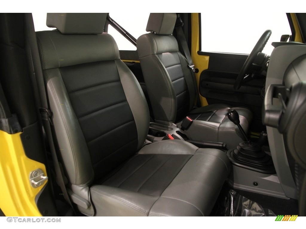 2008 Wrangler X 4x4 - Detonator Yellow / Dark Slate Gray/Medium Slate Gray photo #10