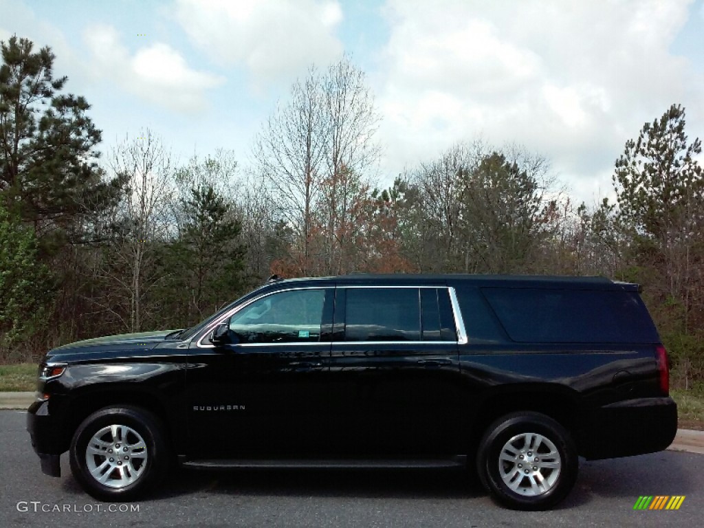 2015 Suburban LT 4WD - Black / Jet Black photo #1