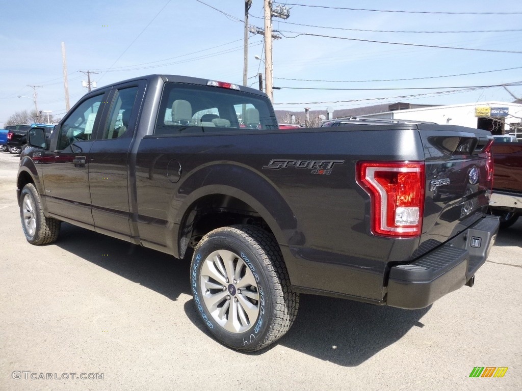 2016 F150 XL SuperCab 4x4 - Magnetic / Medium Earth Gray photo #6