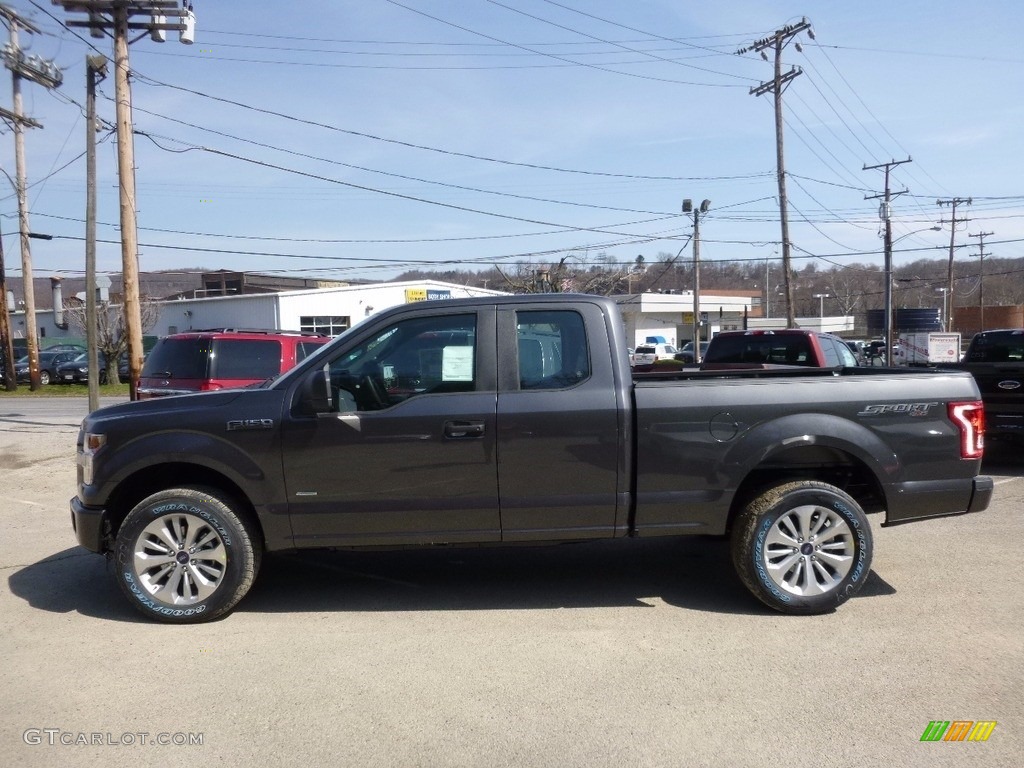 2016 F150 XL SuperCab 4x4 - Magnetic / Medium Earth Gray photo #7