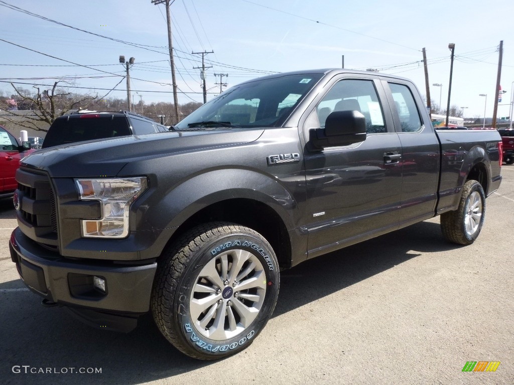 2016 F150 XL SuperCab 4x4 - Magnetic / Medium Earth Gray photo #8