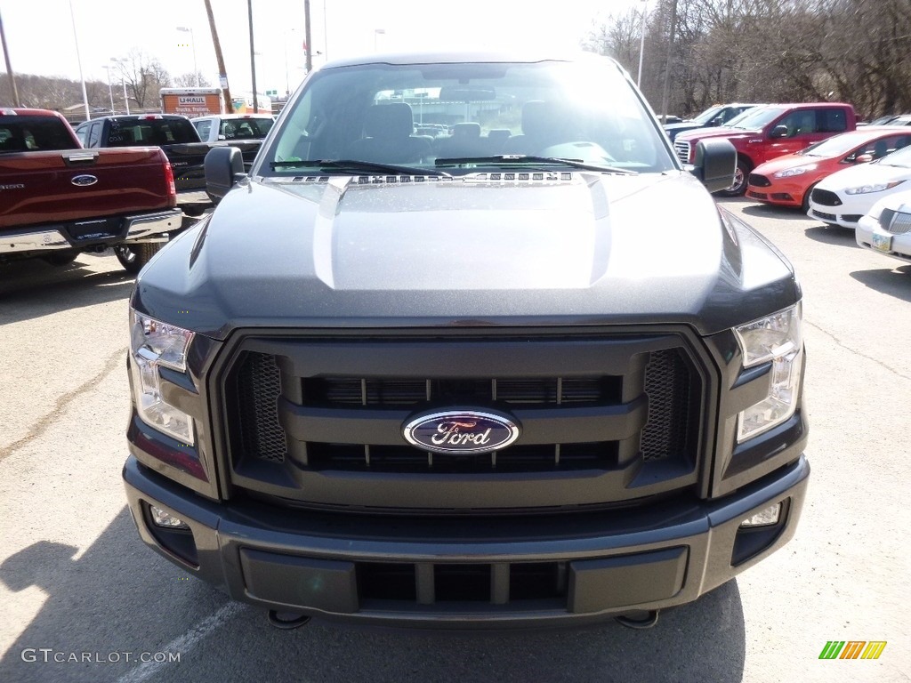 2016 F150 XL SuperCab 4x4 - Magnetic / Medium Earth Gray photo #9