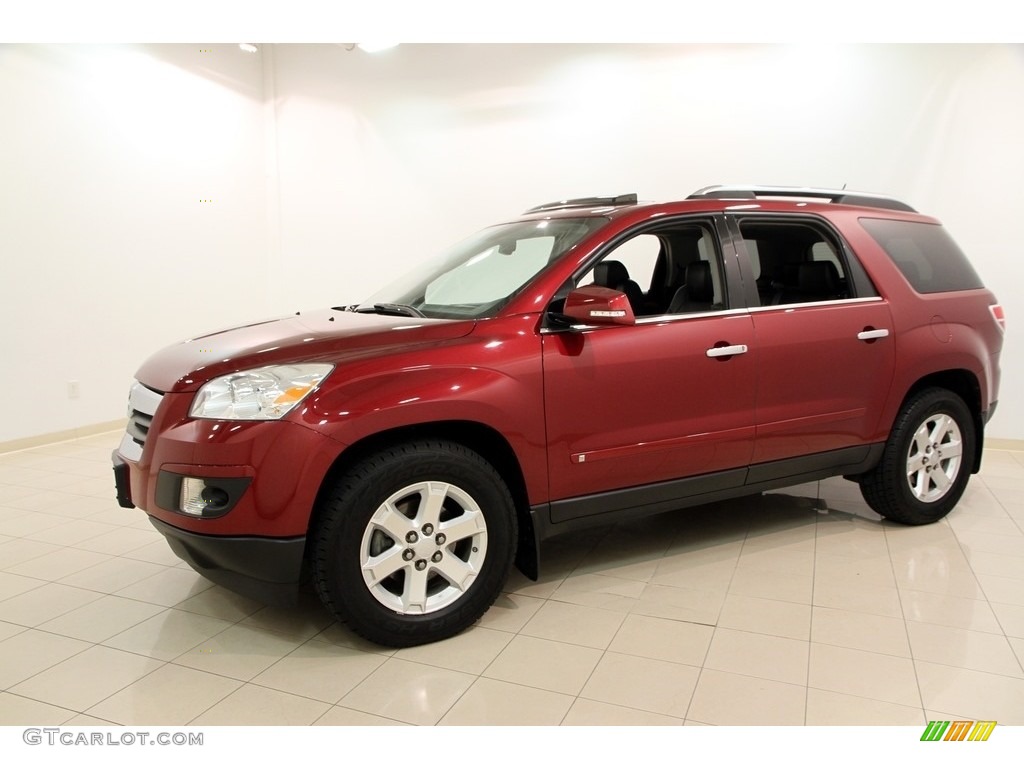 2007 Outlook XR AWD - Red Jewel / Black photo #3
