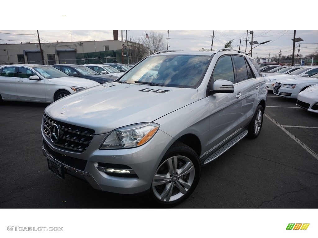 2013 ML 350 4Matic - Palladium Silver Metallic / Black photo #1