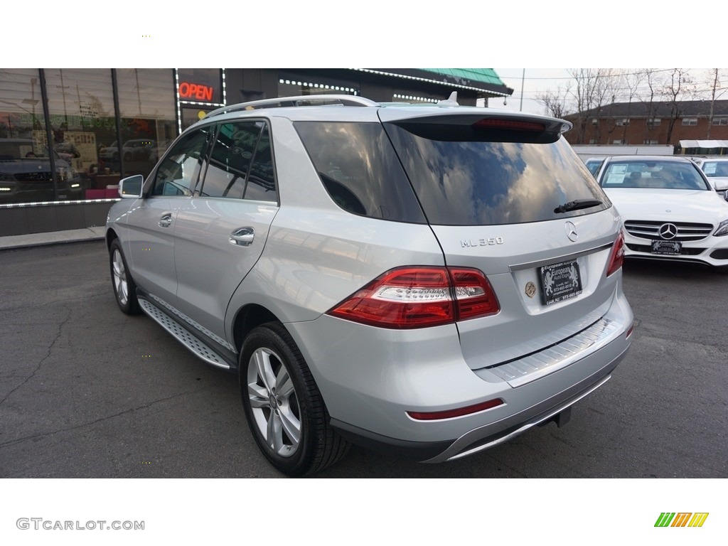 2013 ML 350 4Matic - Palladium Silver Metallic / Black photo #3
