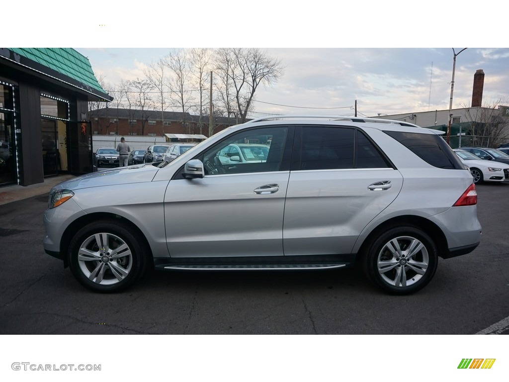 2013 ML 350 4Matic - Palladium Silver Metallic / Black photo #6