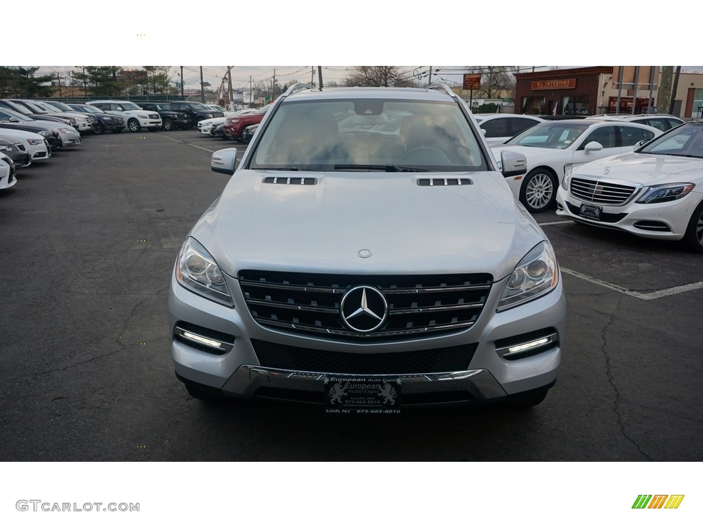 2013 ML 350 4Matic - Palladium Silver Metallic / Black photo #8