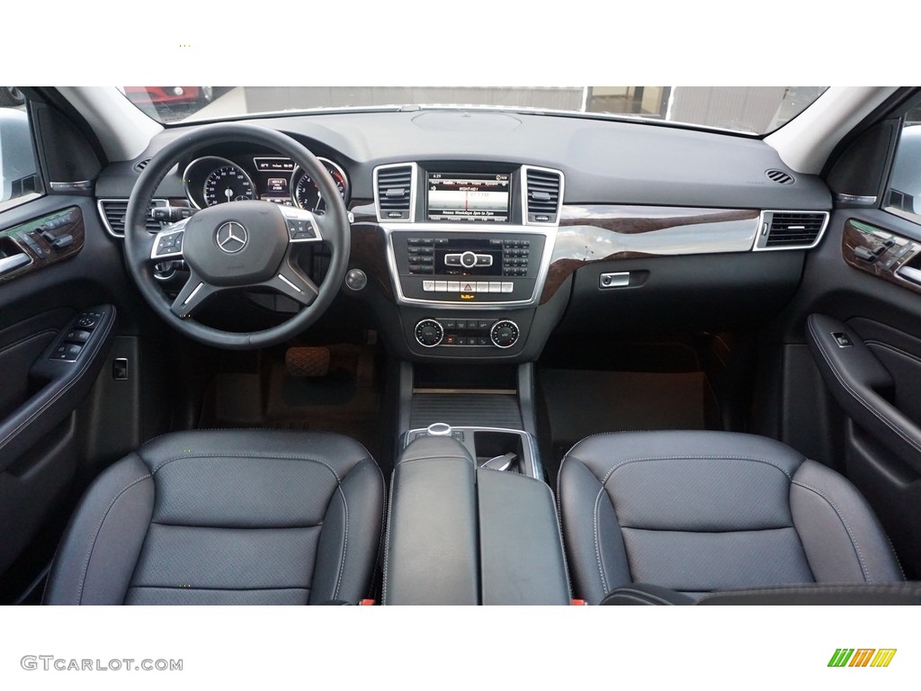 2013 ML 350 4Matic - Palladium Silver Metallic / Black photo #13