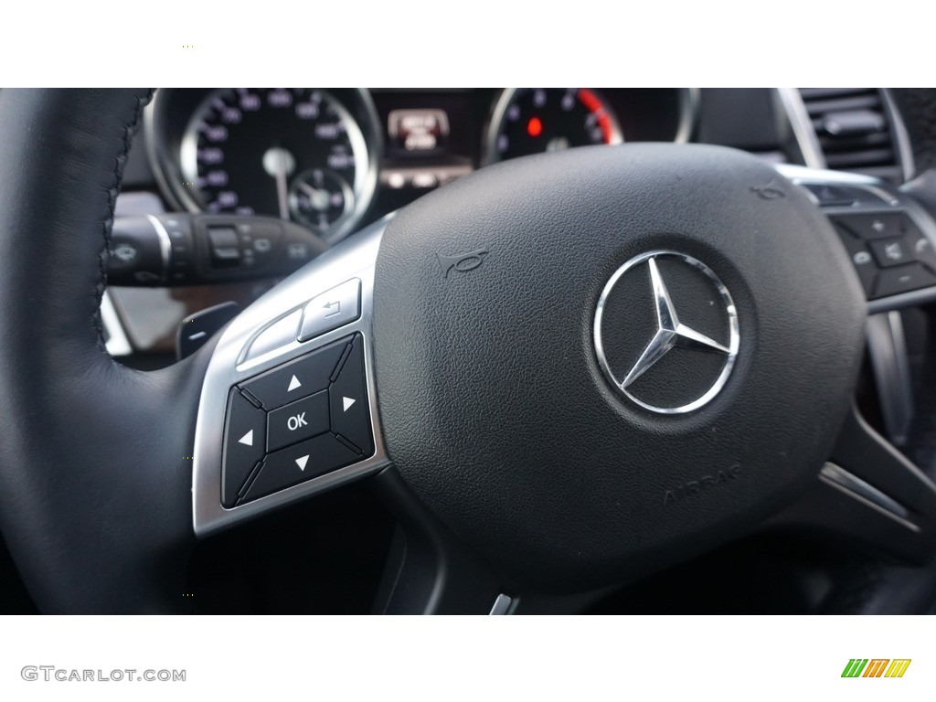 2013 ML 350 4Matic - Palladium Silver Metallic / Black photo #19