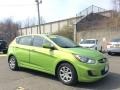 2012 Electrolyte Green Hyundai Accent GS 5 Door  photo #3