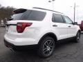 2016 White Platinum Metallic Tri-Coat Ford Explorer Sport 4WD  photo #2