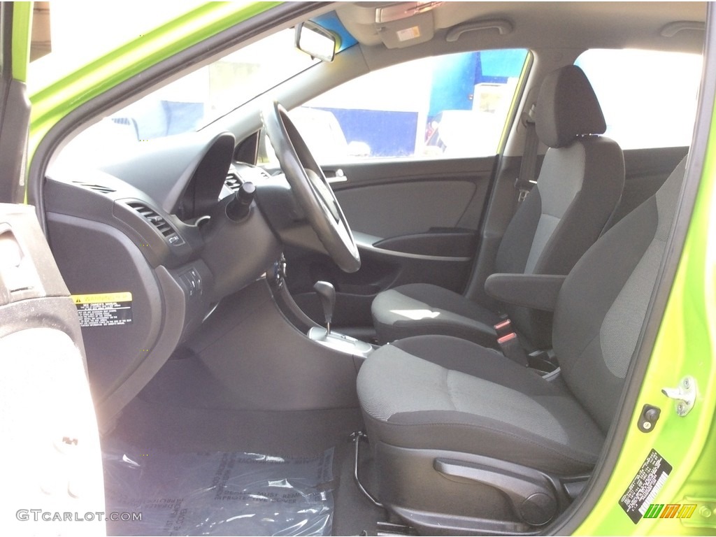 2012 Accent GS 5 Door - Electrolyte Green / Black photo #10