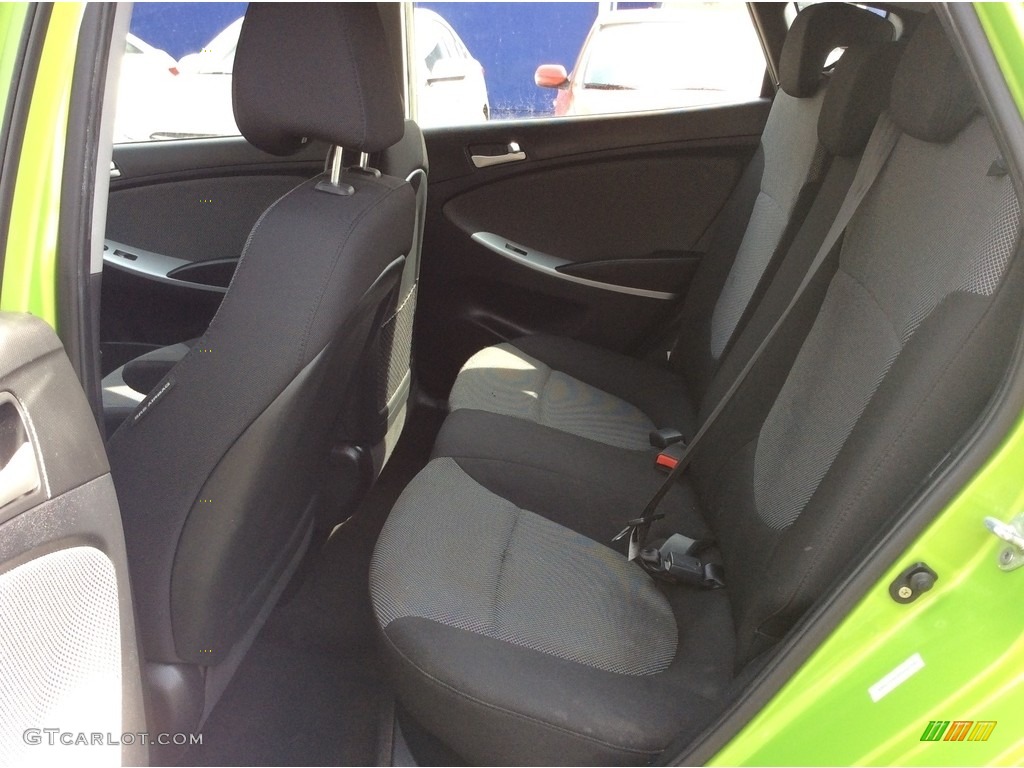 2012 Accent GS 5 Door - Electrolyte Green / Black photo #19