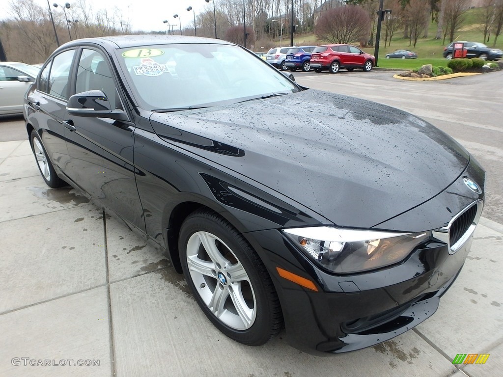 2013 3 Series 320i xDrive Sedan - Jet Black / Black photo #7