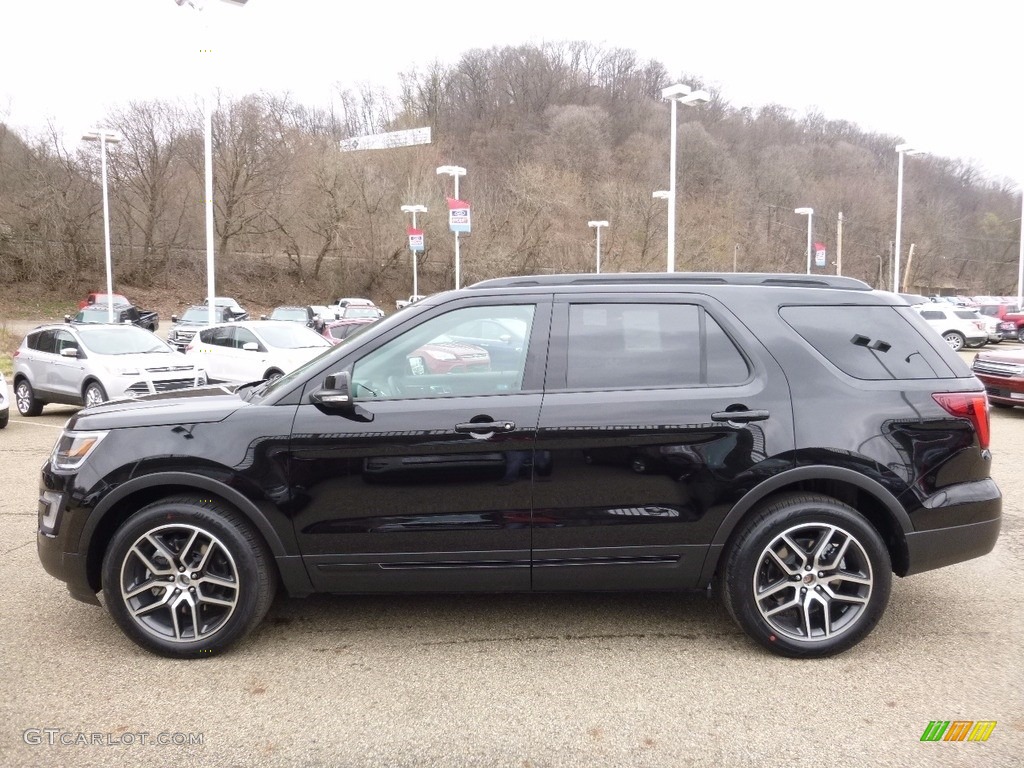 2016 Explorer Sport 4WD - Shadow Black / Ebony Black photo #5