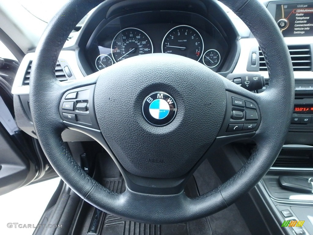 2013 3 Series 320i xDrive Sedan - Jet Black / Black photo #22