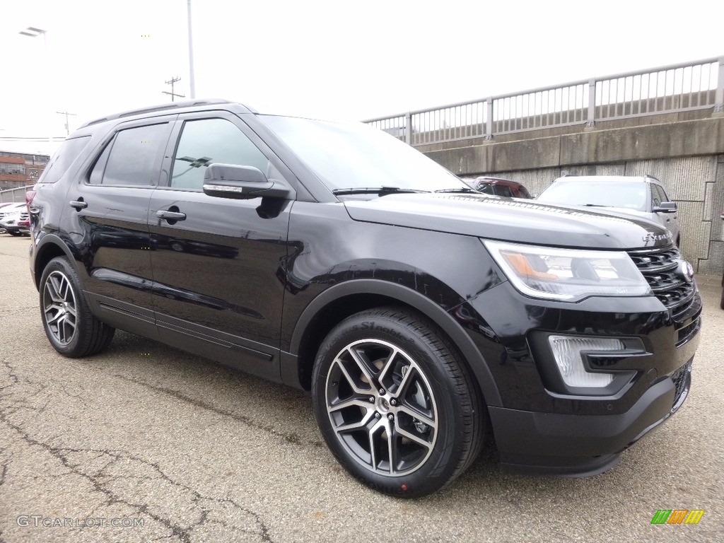 2016 Explorer Sport 4WD - Shadow Black / Ebony Black photo #8