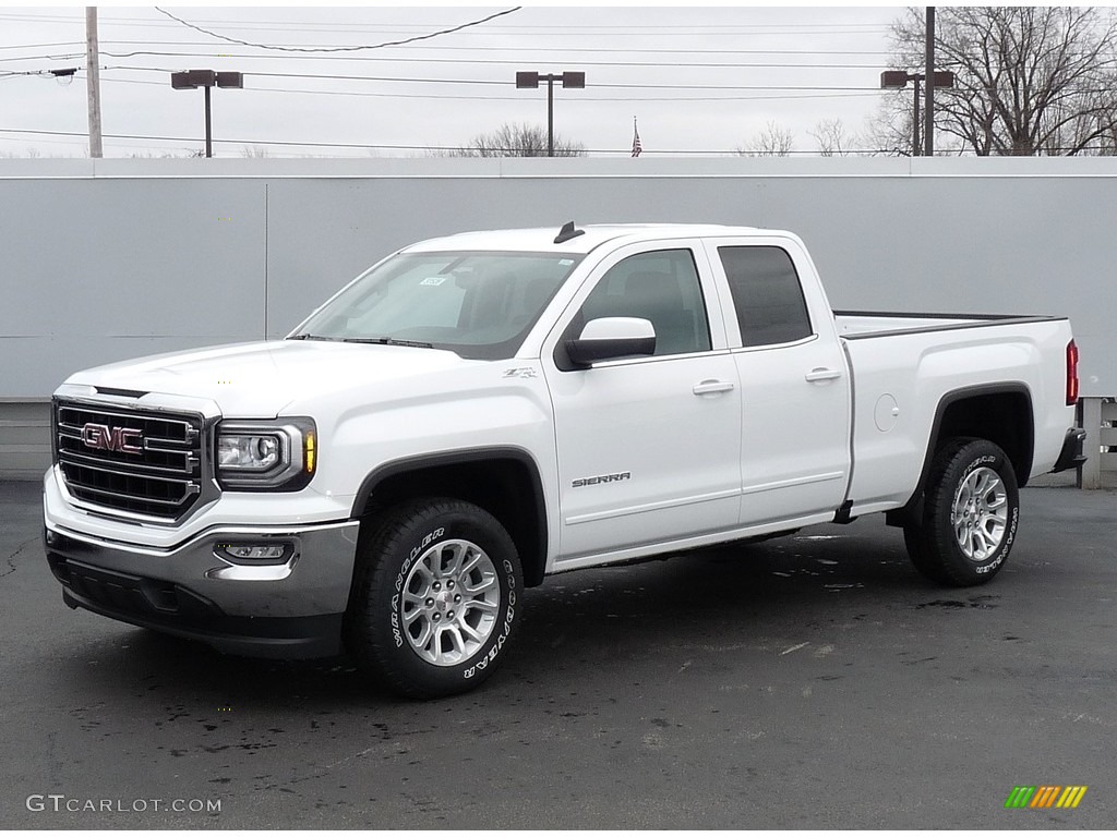 2016 Sierra 1500 SLE Double Cab 4WD - Summit White / Jet Black photo #1