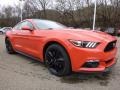 2016 Competition Orange Ford Mustang EcoBoost Coupe  photo #8