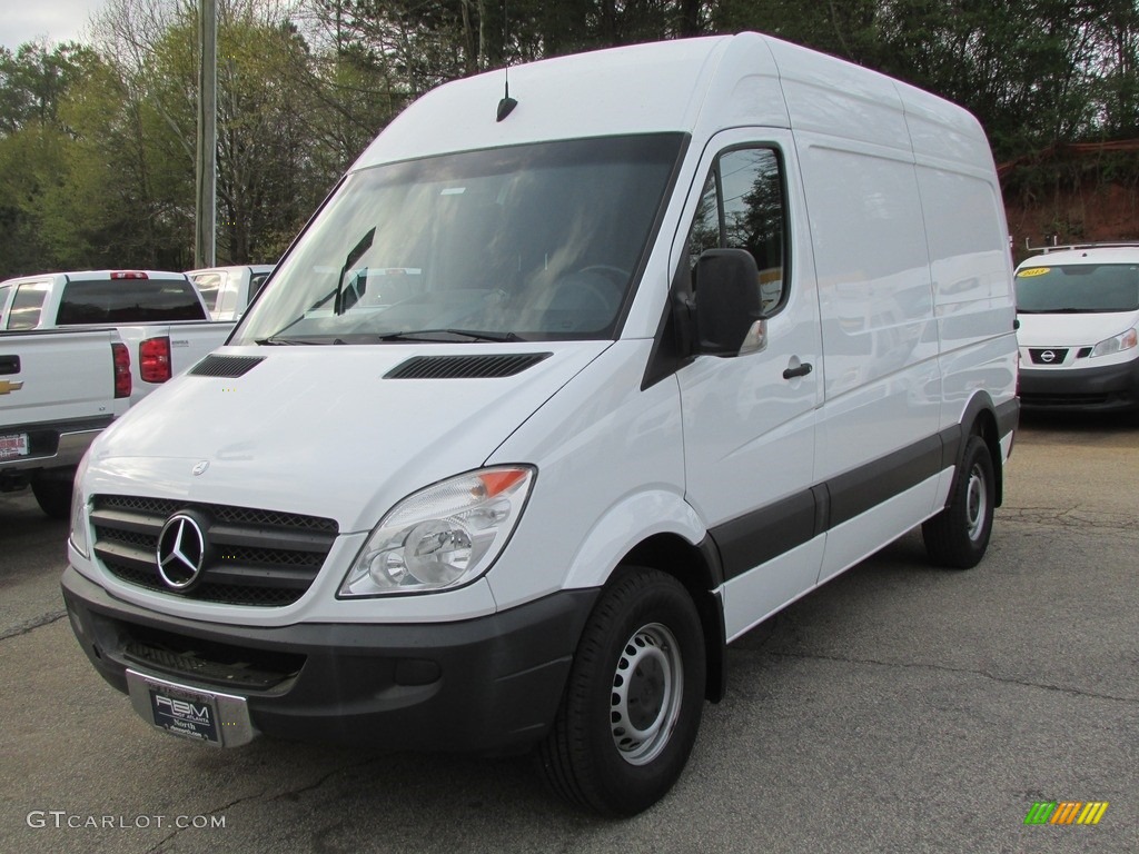 2012 Sprinter 2500 Cargo Van - Arctic White / Lima Black Fabric photo #1
