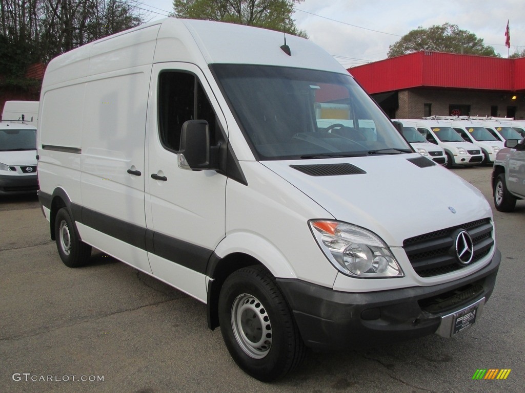 2012 Sprinter 2500 Cargo Van - Arctic White / Lima Black Fabric photo #3