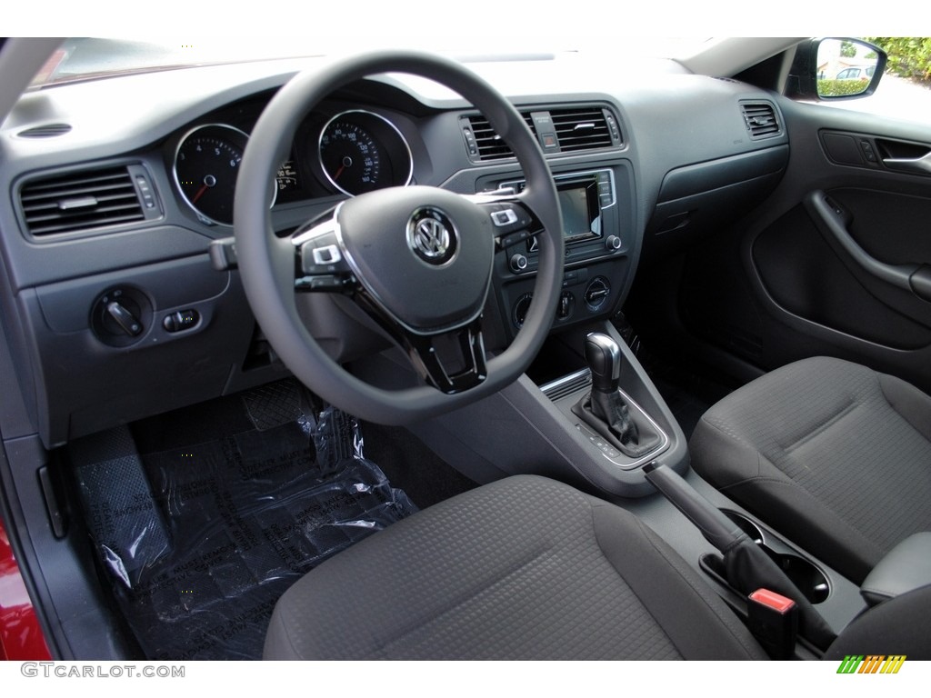 Titan Black Interior 2016 Volkswagen Jetta S Photo #111830045