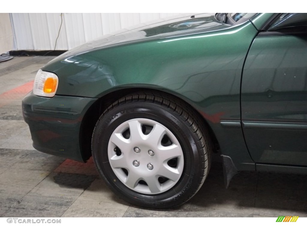 2001 Corolla LE - Woodland Green Pearl / Pebble Beige photo #112