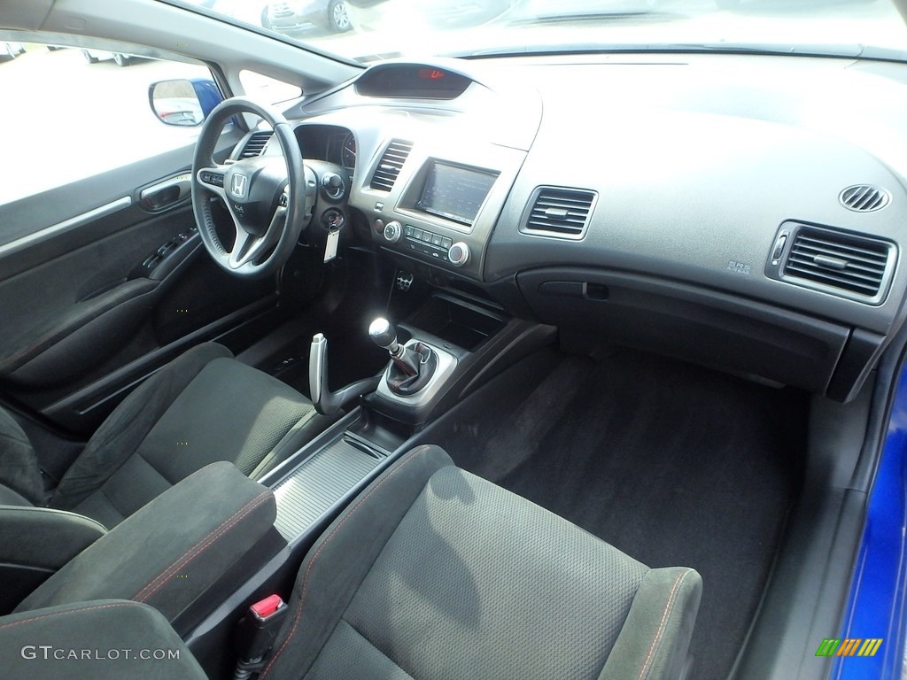 2008 Civic Si Sedan - Fiji Blue Pearl / Black photo #11
