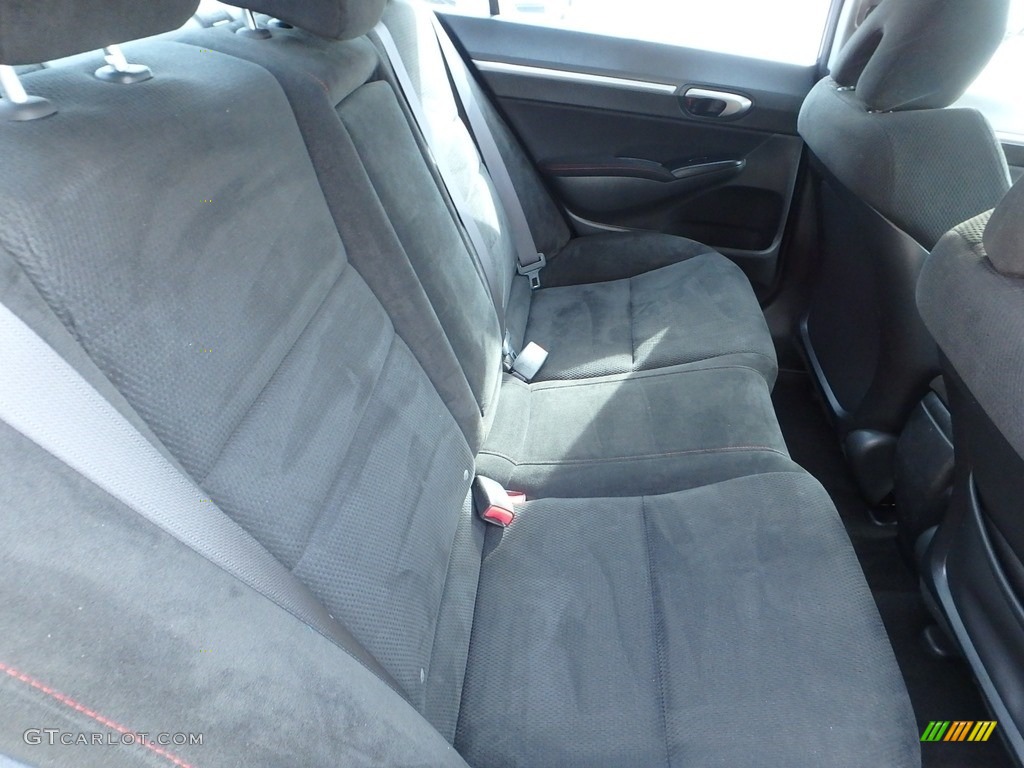 2008 Civic Si Sedan - Fiji Blue Pearl / Black photo #13