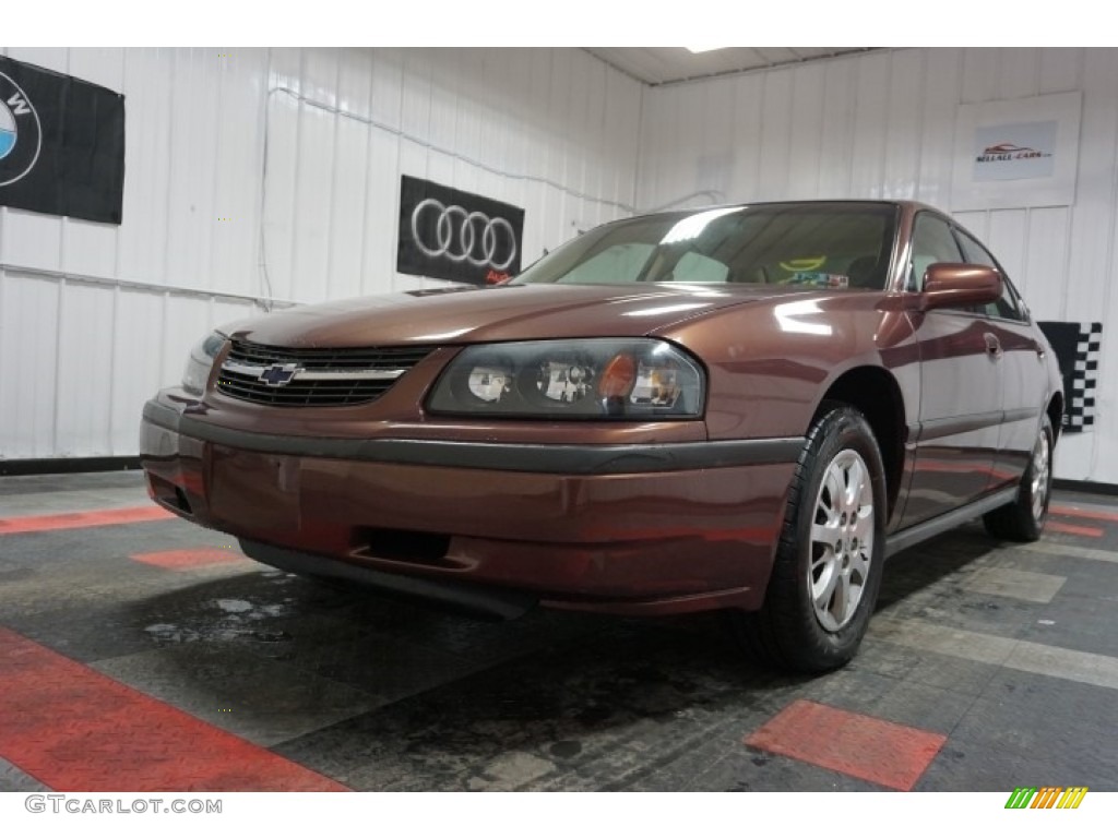 2000 Impala  - Dark Carmine Red Metallic / Medium Gray photo #3