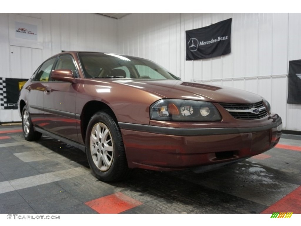 2000 Impala  - Dark Carmine Red Metallic / Medium Gray photo #5