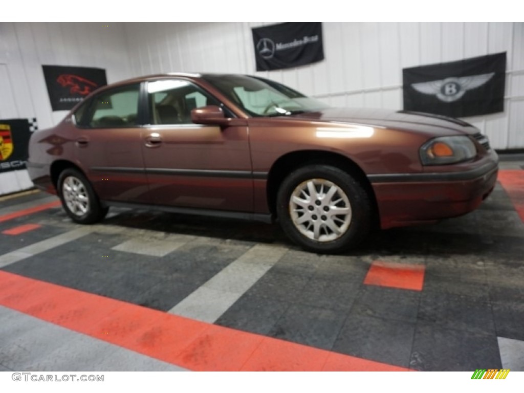 2000 Impala  - Dark Carmine Red Metallic / Medium Gray photo #6