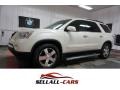 White Diamond Tricoat 2009 GMC Acadia SLT AWD