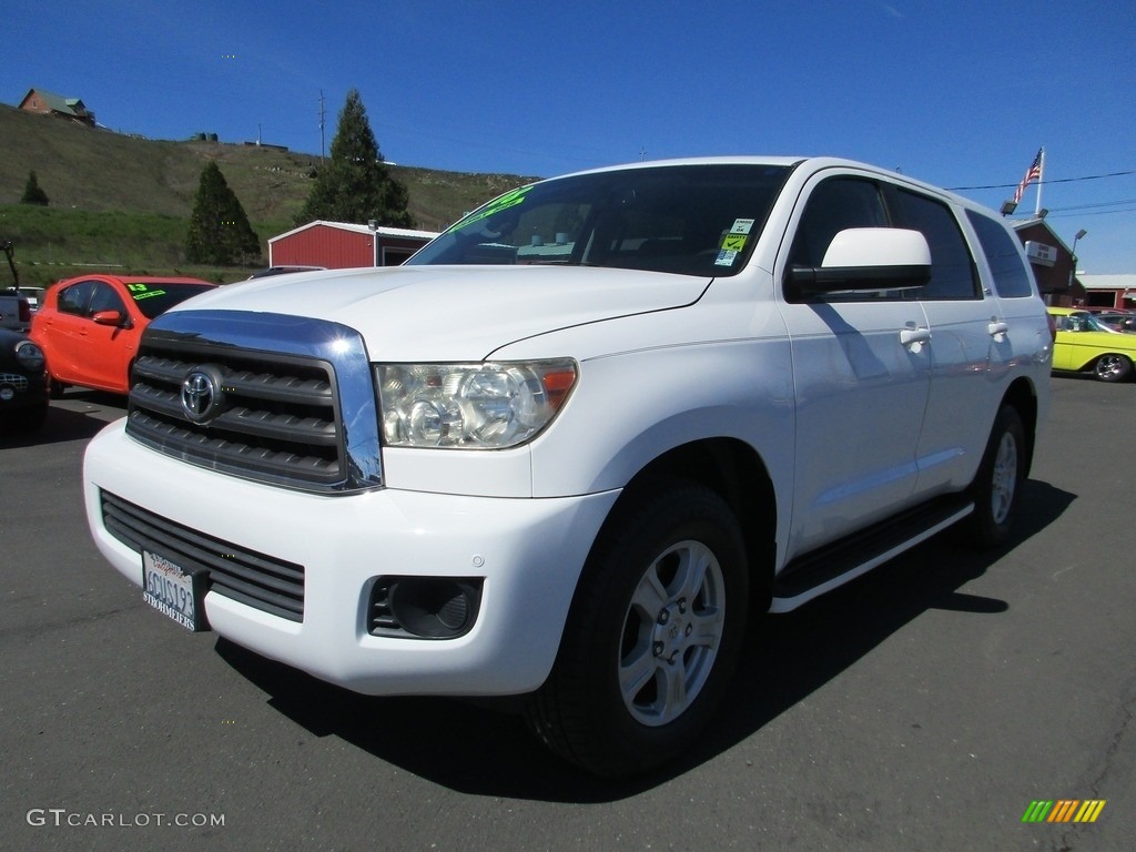 2008 Sequoia SR5 - Super White / Graphite photo #3