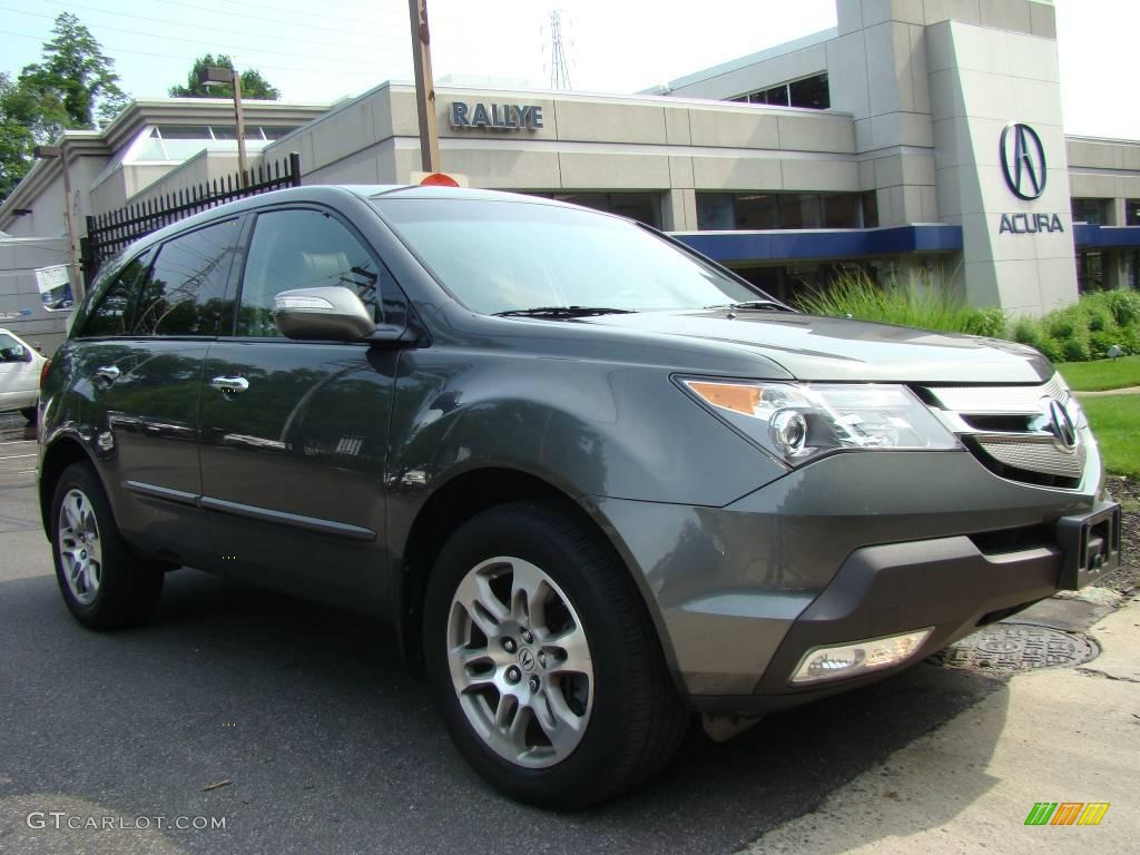 2007 MDX Technology - Nimbus Gray Metallic / Taupe photo #1