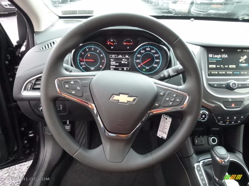 2016 Chevrolet Cruze LT Sedan Jet Black Steering Wheel Photo #111839147