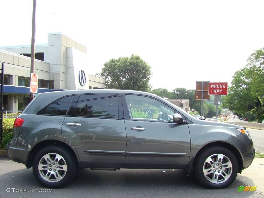 2007 MDX Technology - Nimbus Gray Metallic / Taupe photo #3