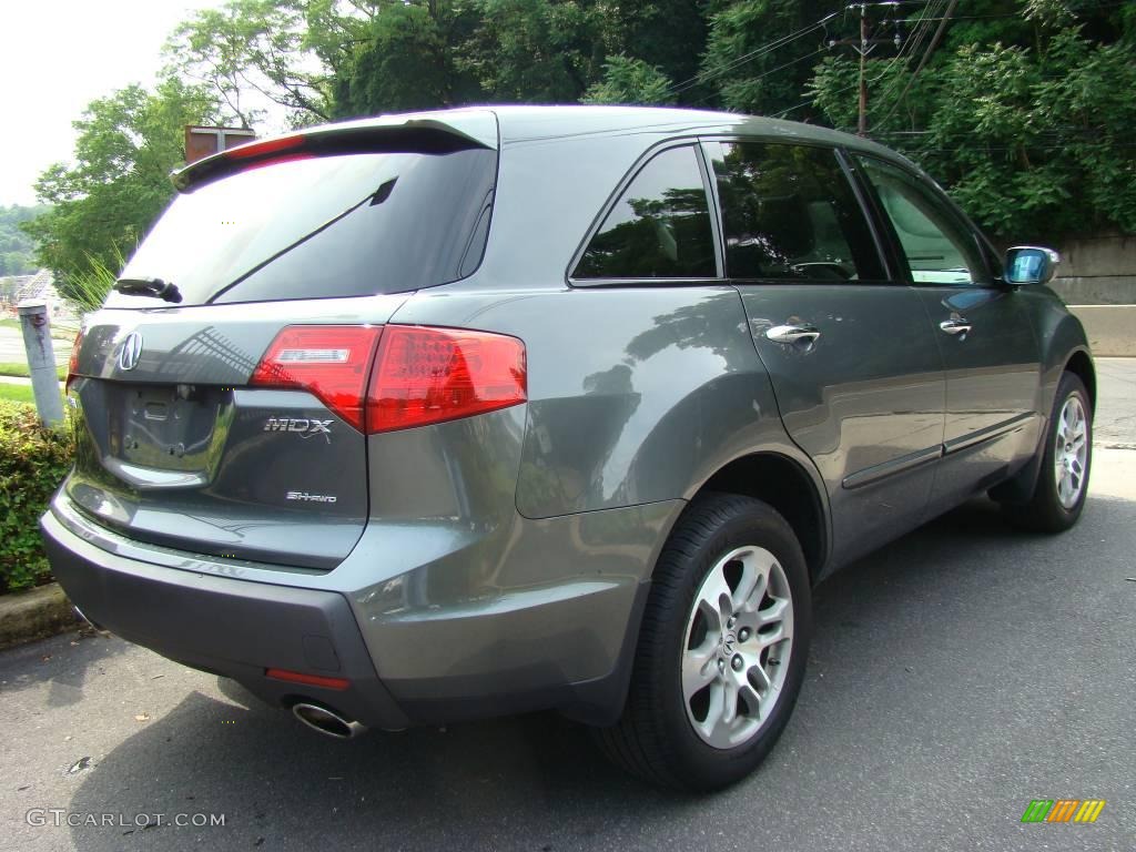 2007 MDX Technology - Nimbus Gray Metallic / Taupe photo #4