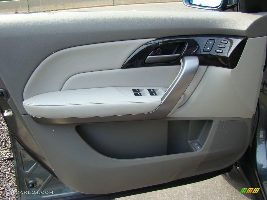 2007 MDX Technology - Nimbus Gray Metallic / Taupe photo #7