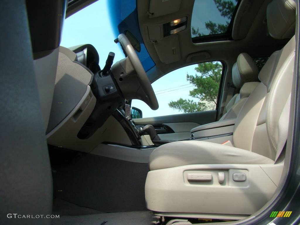 2007 MDX Technology - Nimbus Gray Metallic / Taupe photo #9