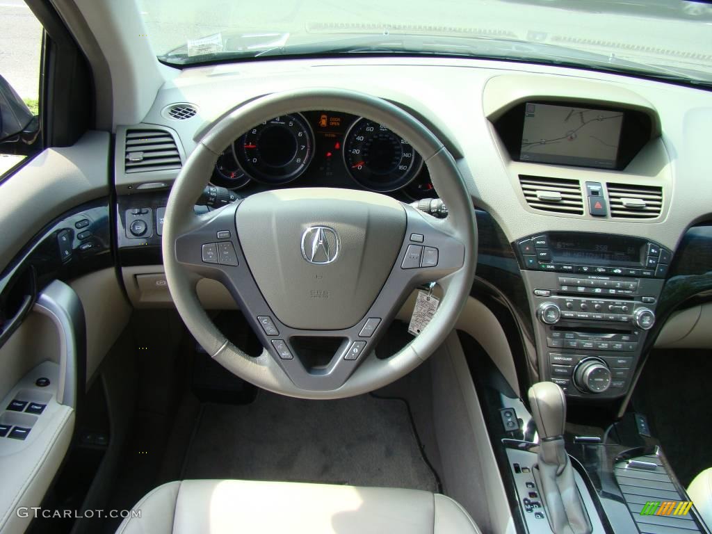 2007 MDX Technology - Nimbus Gray Metallic / Taupe photo #11